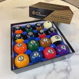 工厂直销8A黑八台球子大号水晶球57mm台球黑武士16彩桌球