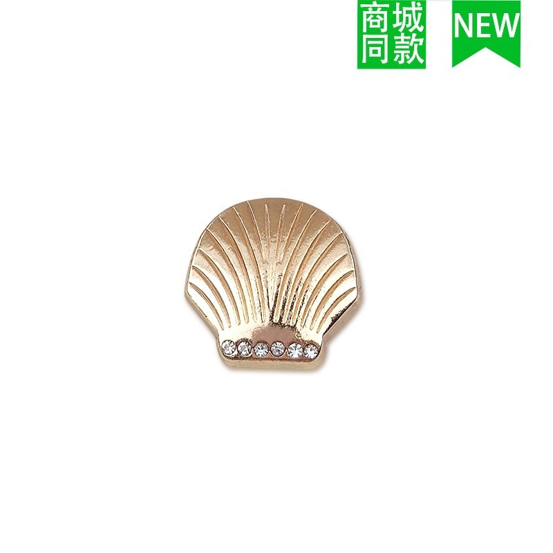 クロスボーダー卸売新しいクロックスアクセサリー靴バックル金属レターチェーン適応クロス靴花 DIY アクセサリー|undefined