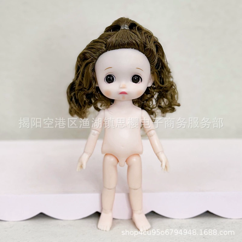 16–17 сантиметров голая кукла в виде девочки, милая кукла, 8 точек, BJD-тренировка, переодевание, макияж, 13 суставов