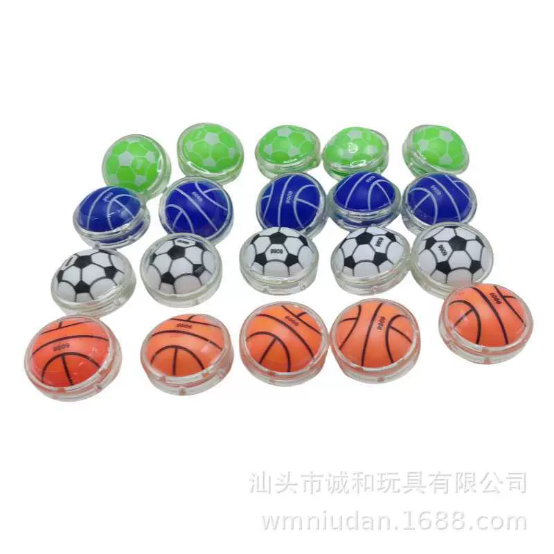 溜溜球 扭蛋球玩具50mm 扭蛋机专用 足球形状悠悠球 l厂家 直销