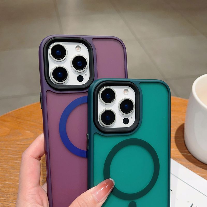 Apple 16 大きな開口部の肌触りの良い16ProMax磁気吸着15携帯電話ケース14レンズ大開口金盾保護に適しています|undefined