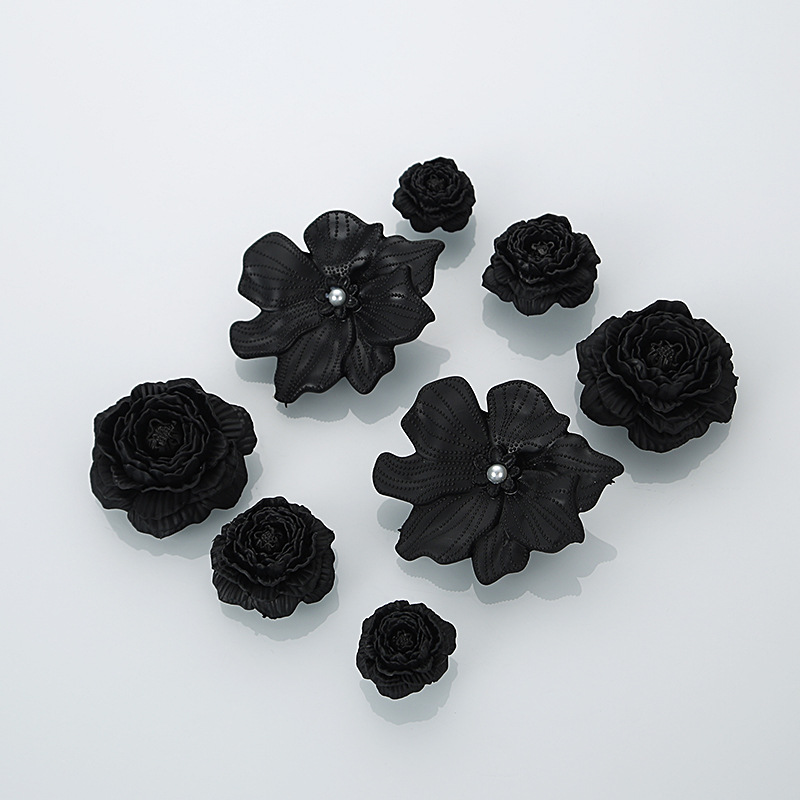 블랙 퍼프 꽃다발