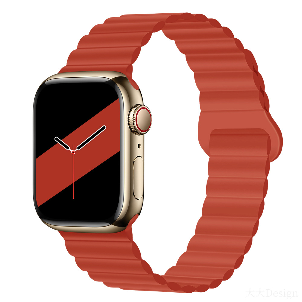 Casual Fashion Style Solid Color Apple Smart Watch Magnetic Strap display picture 40