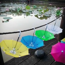 儿童迷你小伞玩具伞装饰超小雨伞摄影道具伞宝宝卡通小号伞纯色伞