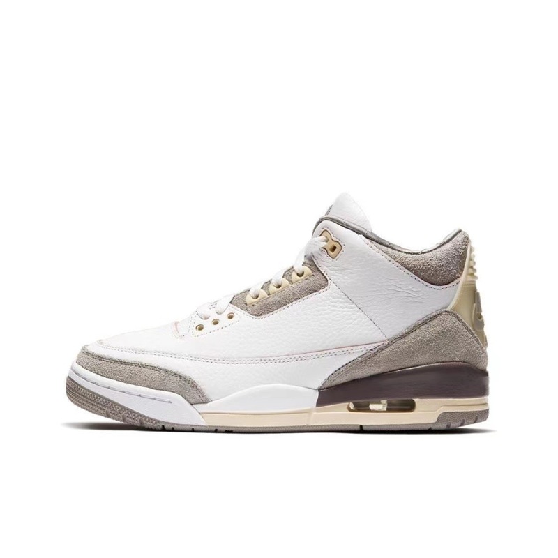莆田靴工場国境を越えた直接供給 aj3 藤原ヒロシ ホワイトセメント ホワイトキャット クロワッサン 3 男女兼用カジュアルバスケットボールシューズ|undefined