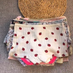 男児用下着、漫画柄プリント、女児用コットン三角パンツ、子供服メーカー、在庫あり、卸売、幼児・小児向け