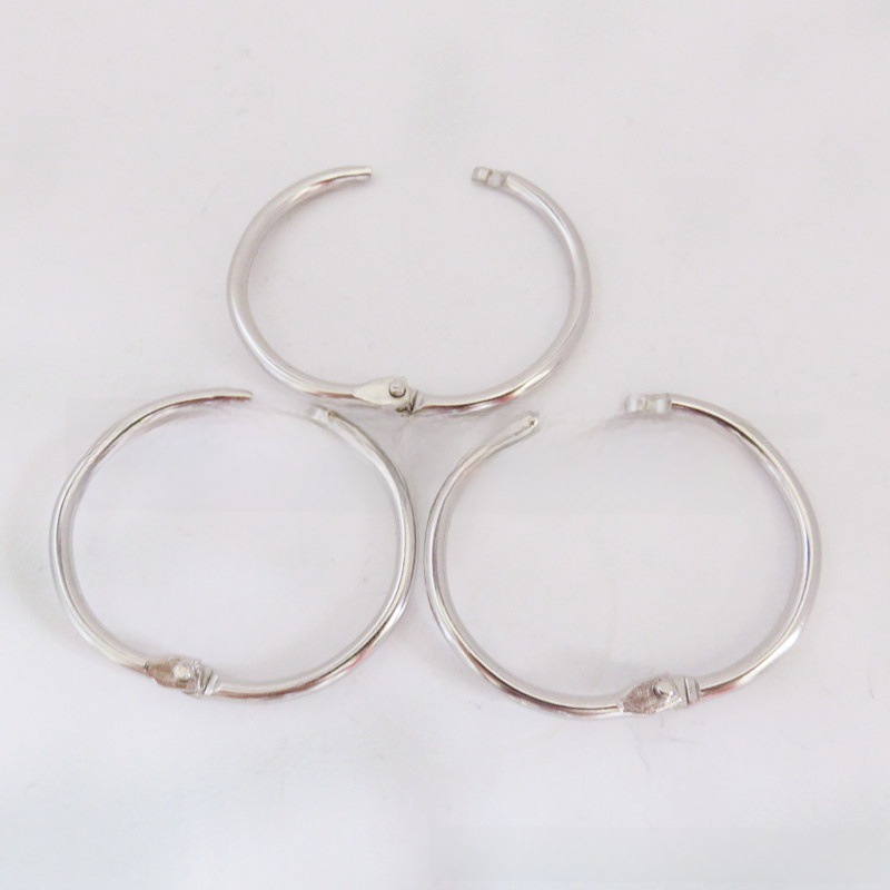 Factory direct book ring open ring metal card ring key ring photo album loose leaf ring a large number of spot supply