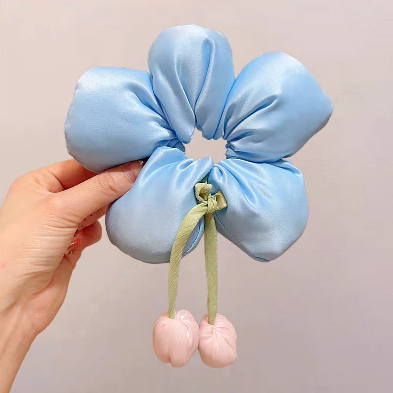 Mickey culo, lunares, flores, círculos para el cabello del intestino grueso, linda cabeza de bola, cabello de placa de dibujos animados, tocado de sentido avanzado, cuerda para la cabeza de felpa