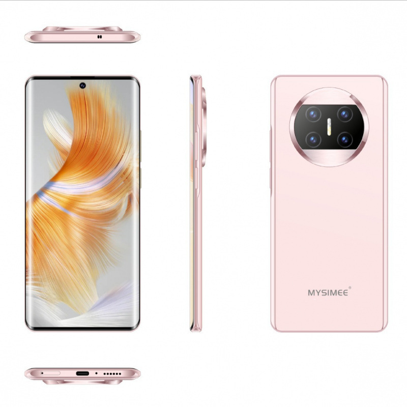 Chet el brendi Shimoliy Koreyaning yangi yuqori darajadagi egri ekranli mobil telefoni, yuqori aniqlikdagi katta ekran, barcha tarmoq mosligi manbai.