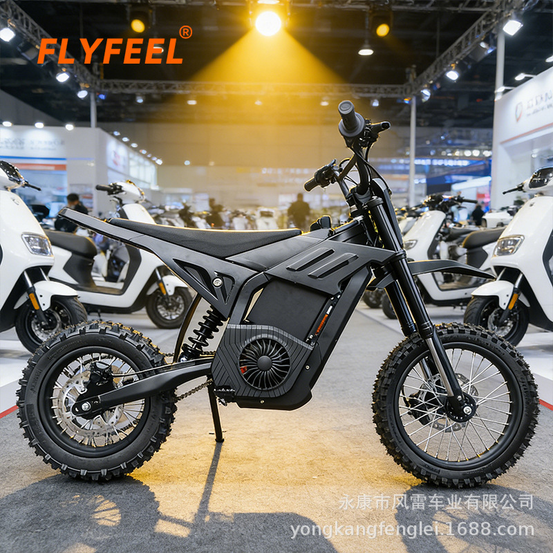 Motocicleta eléctrica cruzada europea y americana 72V5000W gran motocicleta eléctrica de montaña de litio al aire libre vehículo todoterreno eléctrico image 4