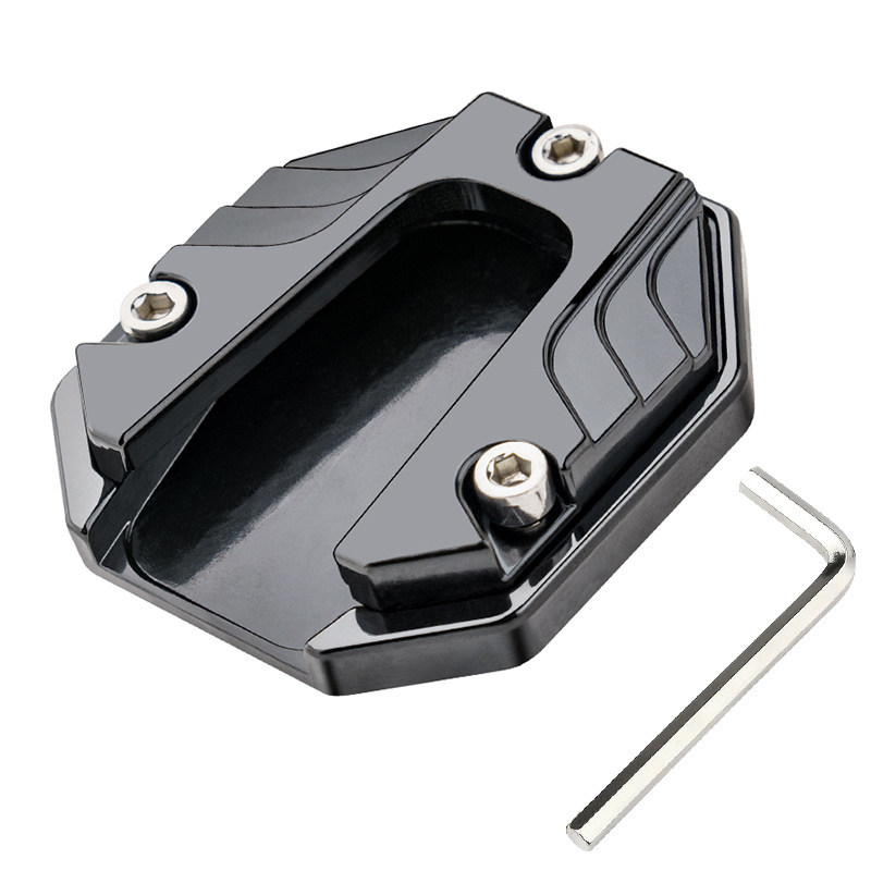 Base de soporte de soporte de pie de motocicleta cubierta protectora de almohadilla de pie lateral de vehículo eléctrico piezas de modificación antideslizante de vehículo de batería