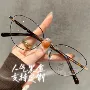 眼睛蓝光近视金丝镜框