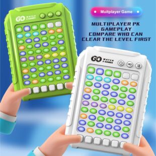 Cross-Border New Xiaoxiaole Game Console, Intellectual Problem Solving and Breakthrough, Kidsren's Educational Game Toy with Sling