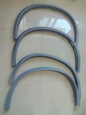 Wheel eyebrow modified X5 widened fender flares - 14-18-bmw-x5-f15-wide-body-wheel-arches-polished-finish-needs-repainting