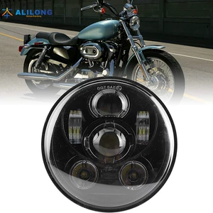 Harley motosiklet üçün 5.75 düym 45W yaxın/uzaq şüa fənəri