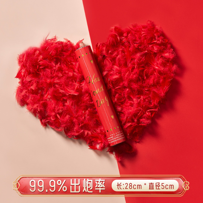 結婚の羽根の礼砲の結婚式の専用の礼花は手に持ってスプレーの筒の礼儀の筒の誕生日のパーティーの結婚する用品の大全を持ちます。|undefined