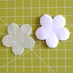 Cherry Blossom Petals, Machine-Cut Flower-Making Hand-Dyed Cloth Flowers, Silk Flower Materials, Flower Ironing Device