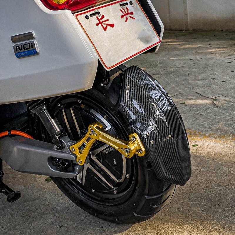 Suitable for Niu and other electric vehicle modification accessories, NQi/NGT carbon fiber pattern rear fender
