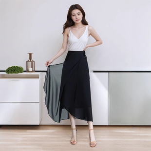 һƬʽ����ȹ2024�¿�ѩ��ȹ��Ů�ļ���������ڶ��@�����һ��ȹ