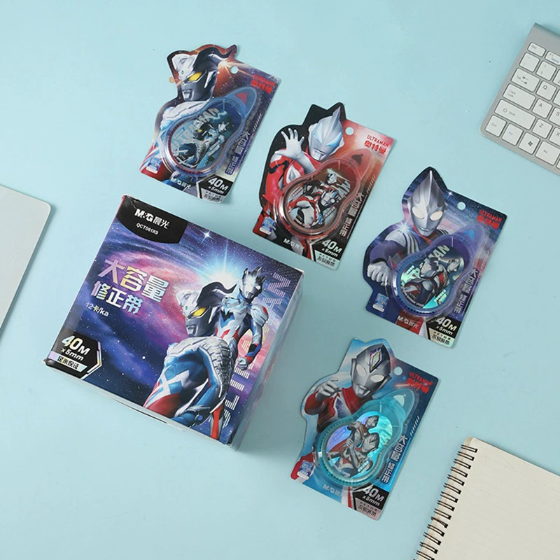 Chenguang Ultraman большой емкости 40m Корректирующая лента Студенческая корректирующая лента ПЭТ-сердечник Непрерывная лента QCT561X9