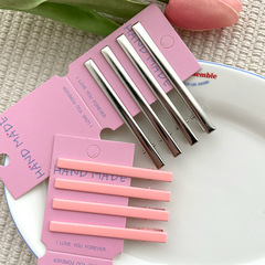 網紅髮夾側邊夾一字夾細長款鴨嘴夾 ins少女髮飾底夾配件簡約夾子