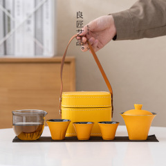 旅行茶器セット携帯式屋外ティーポット