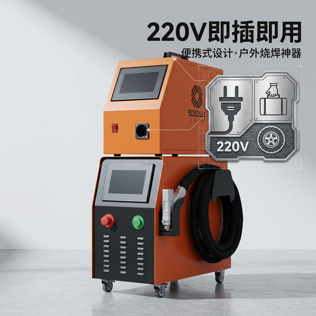 厂家直供220V电户外烧焊不变形易操作上手快便携式手持激光焊机