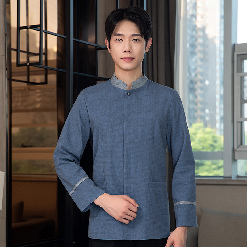 TDY-76-Millennium 청소 [남성] 블루 탑