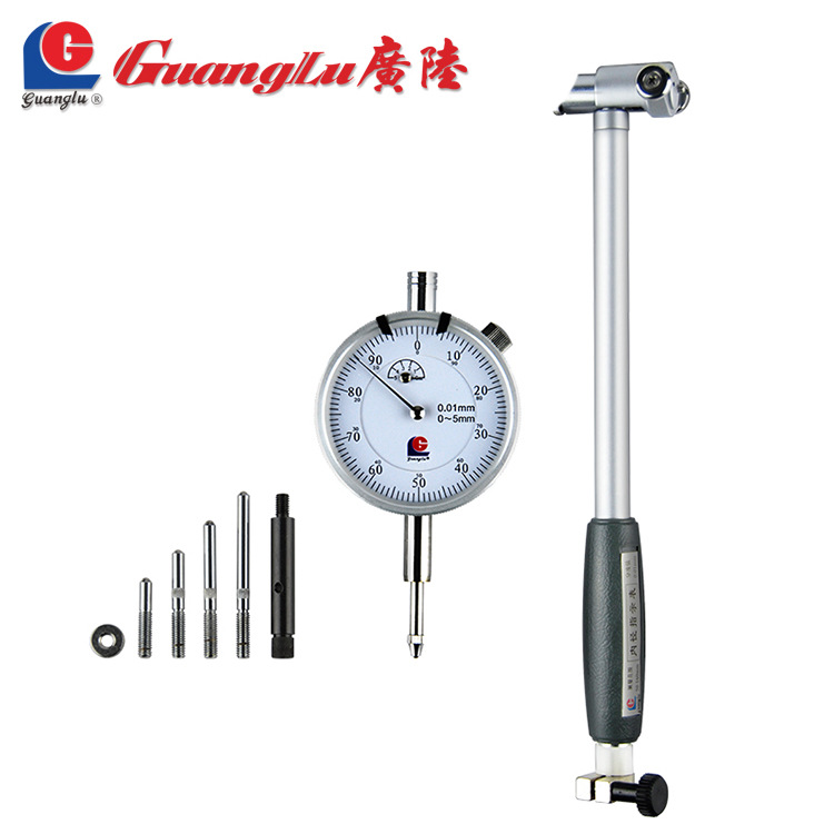 桂林广陆内径百分表 机械指示表护桥式量表涨簧式缸表