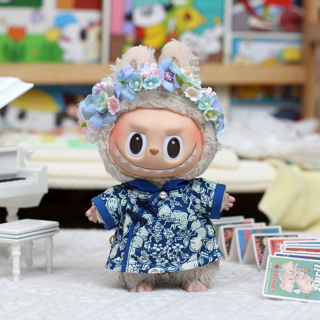 Только одежда (Labubu) набор платья для куклы 17 см, разнообразные стили и аксессуары, множество вариантов костюмов