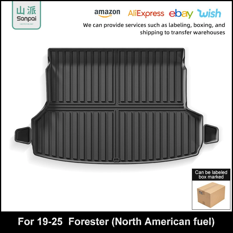 Подходит для 19-25 Subaru Forester панель багажника pad TPE спинка