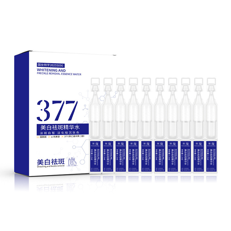 New Age 377 Essence Water for Fading Spots, brightening the Skin and Whitening 377 Essence single-use Serum