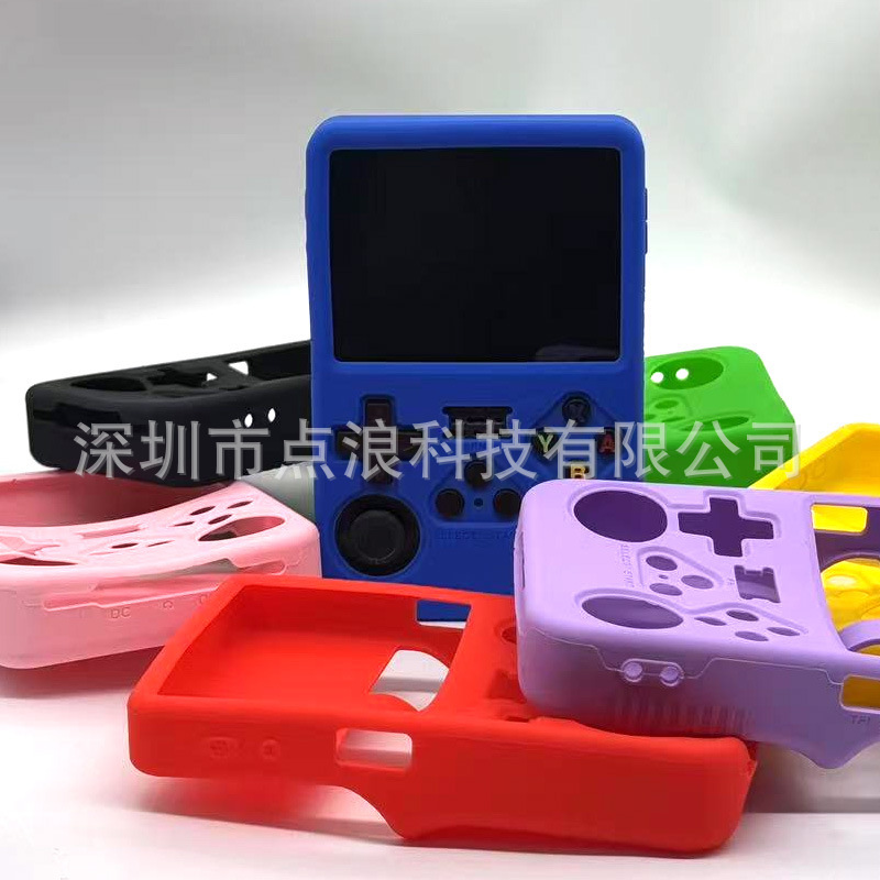 ANBERNIC R36S 携帯ゲーム機に適したシリコン保護カバー防塵収納ボックスソフトシェル|undefined