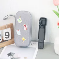 Подходит для DJI Osmo Pocket 3: водонепроницаемый чехол Oxford, защитная пленка для объектива и экрана с вышивкой, предотвращающая падение.