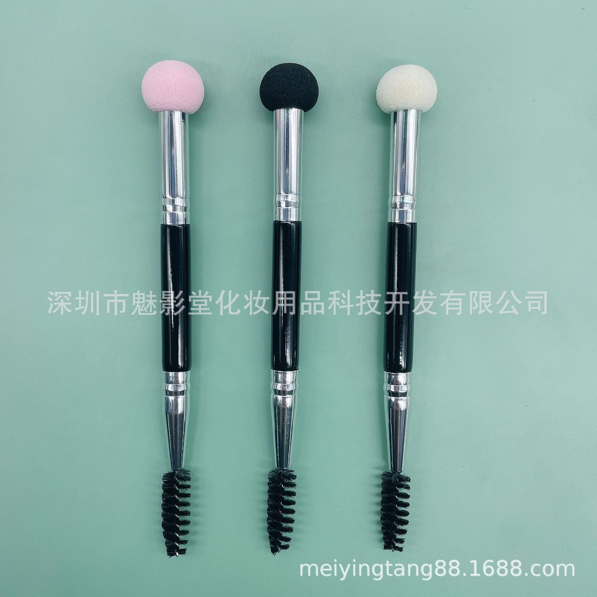 Cute double-sided sponge sophisticated brush for eyelashes