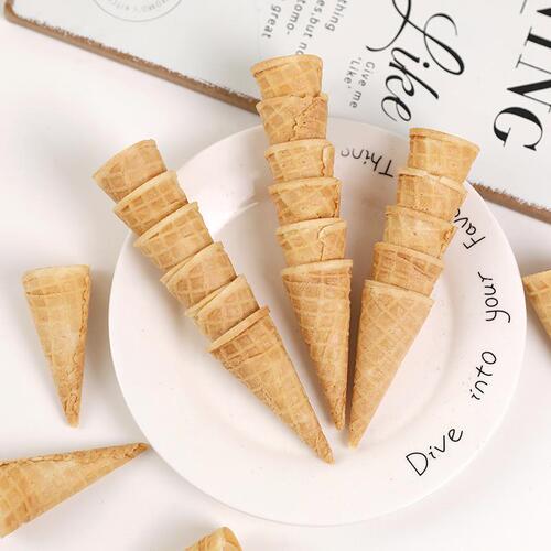 Mini small cone ice cream cone bite-sized ice cream cake decoration crispy crispy cone shell ornaments 30 pieces