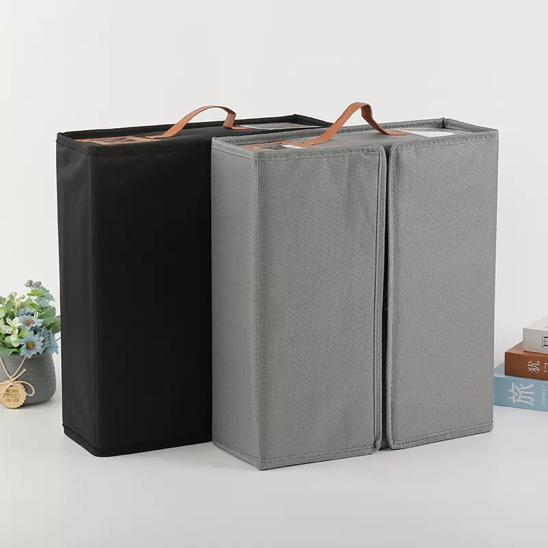 新款可视窗收纳盒家用可折叠衣物被子大号手提装衣服收纳箱批发