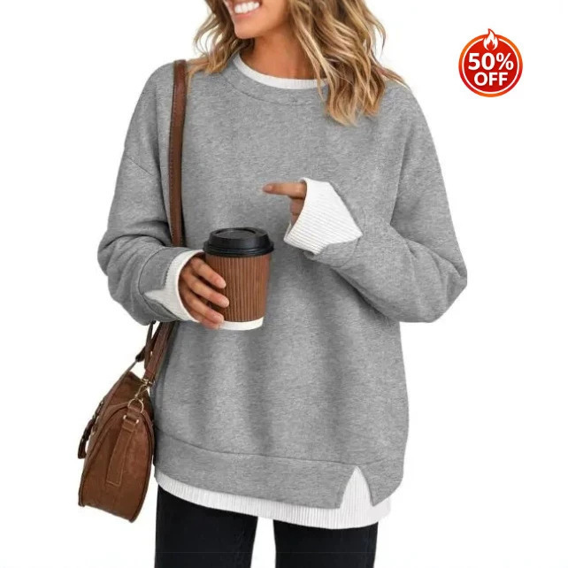 2026 European and American independent website cross-border Amazon new women's casual loose long-sleeve sweatshirt 2026 European and American independent website cross-border Amazon new women's casual loose long-sleeve sweatshirt