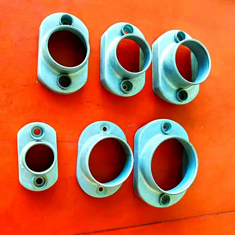 厂家现货直销加厚易安装建筑工程配件栏杆连接件圆管固定座护栏配