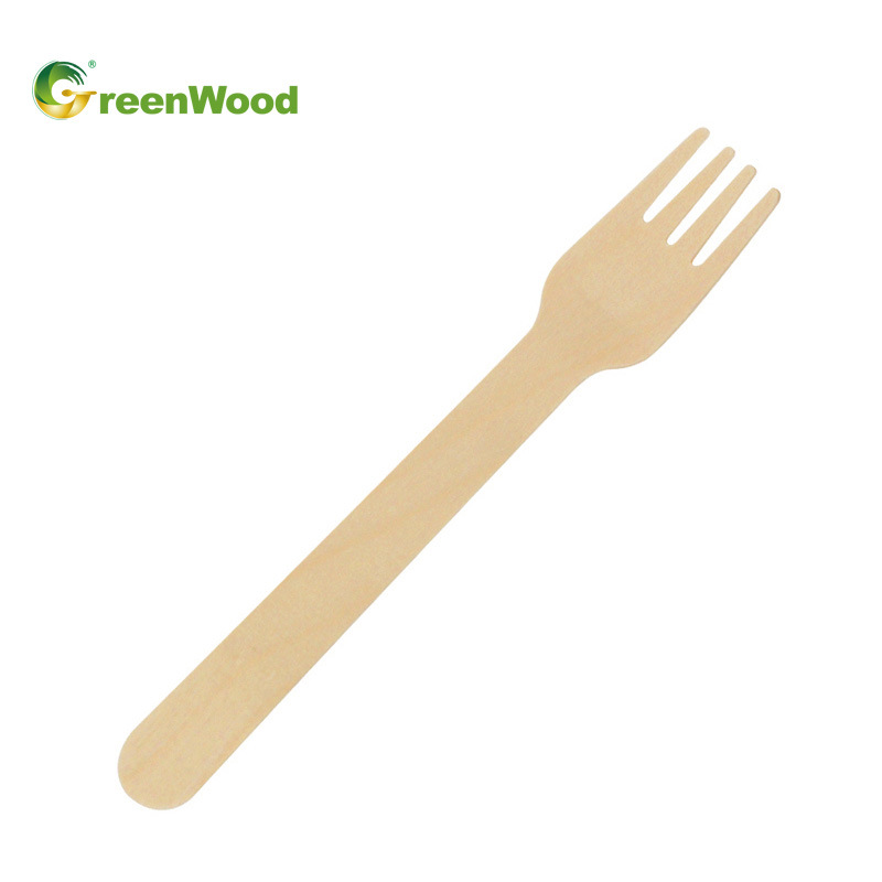 Producción personalizada biodegradable tenedor de madera desechable ecológico cuchara de madera cuchillo de mesa biodegradable cubierta de madera desechable