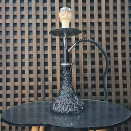 中东阿拉伯水烟不锈钢多彩元素大号水烟酒吧炫酷水烟hookahshisha