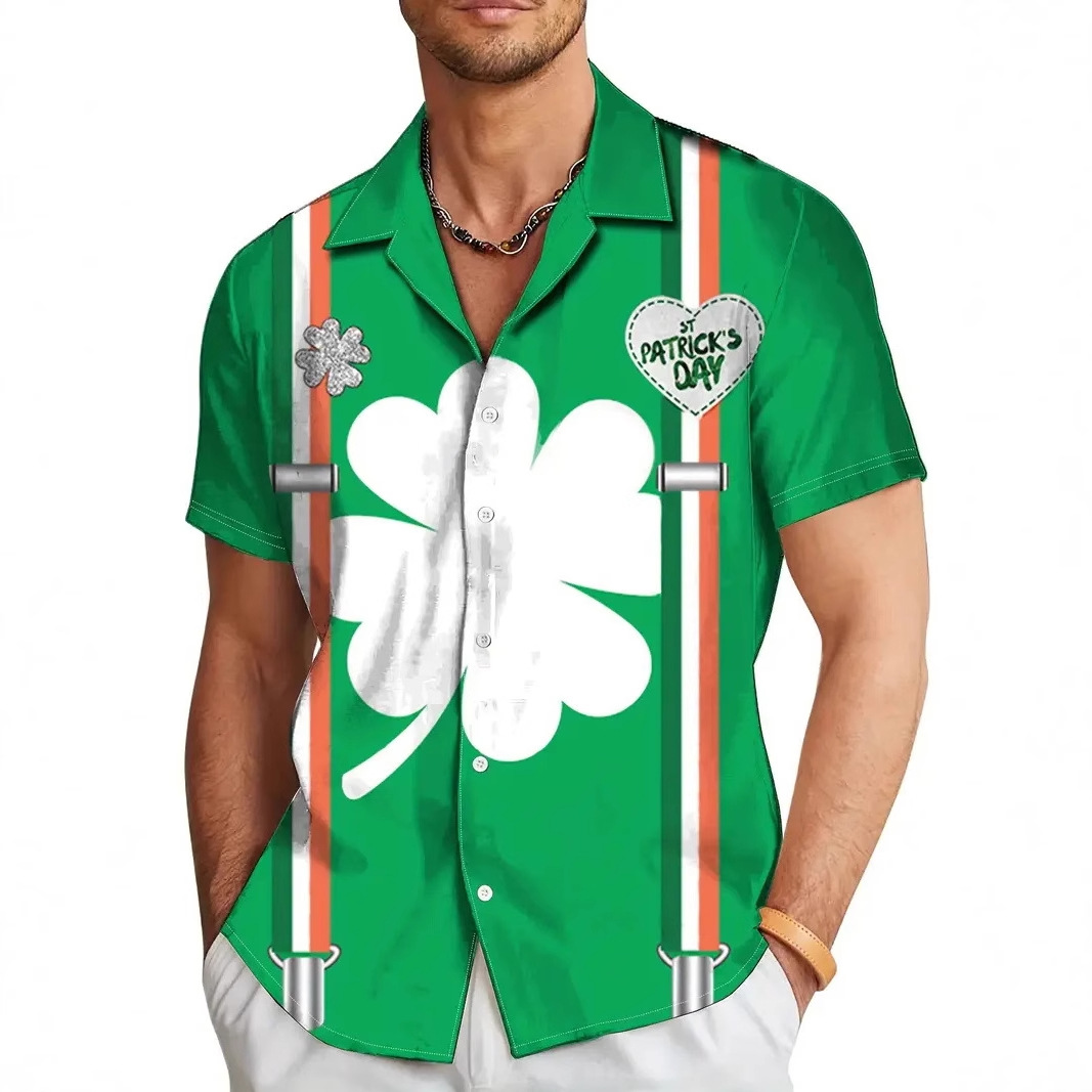 2024 verano nuevos hombres jóvenes vitalidad estilo universitario tendencia camisa de manga corta casual diaria coreana MB1