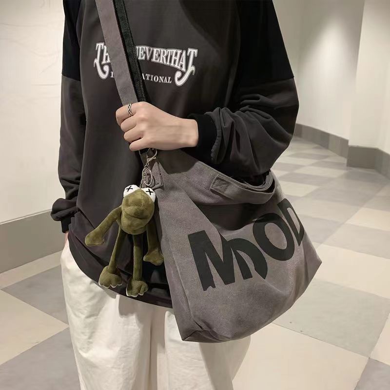 包包女26新款男女通用斜挎包大容量水洗加厚帆布包上课包韩版百搭|undefined