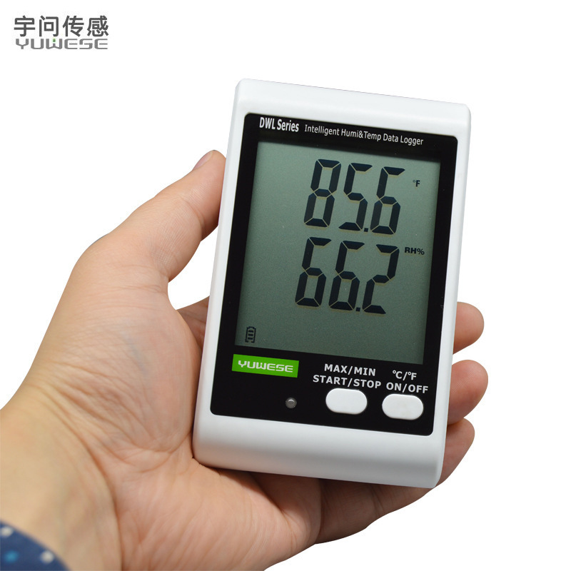 宇问温DWL-20湿度记录仪医药库房冷链库便携式温湿度自动记录仪