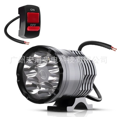 light, external light, flash beam – Motorcycle headlights, headlights - 6-beads-single-switch