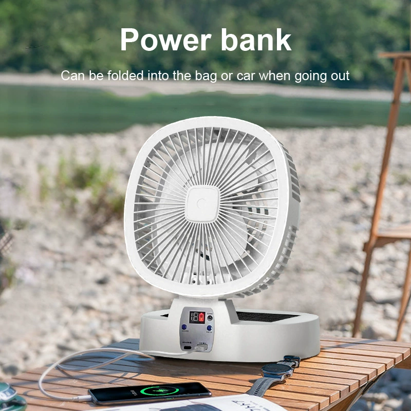 Travel air fan for camping, wireless smart handheld lights solar-powered, (Cross-border trading), new collection