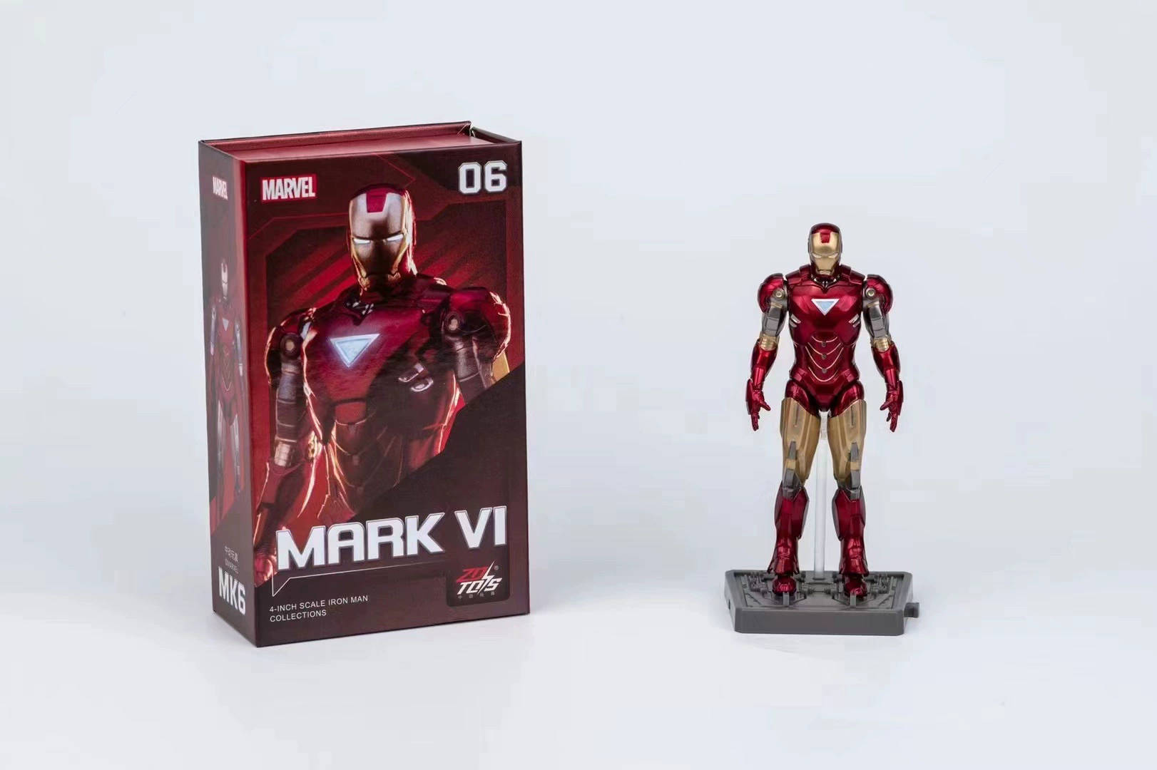 Minifigure (Marvel) MK85 Iron Man, 4-inch articulated collectible, multiple versions