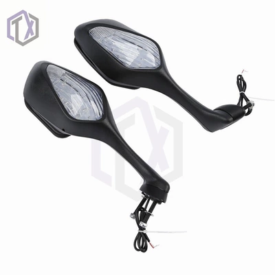 Motorcycle rearview mirror Parts CBR1000RR 08-16 - foldable-led-transparent