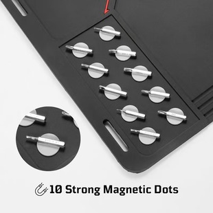 Cross-border new products Cleaning Mat cleaning pad with magnetic point non-slip and oil-proof special cleaning pad cushion tool