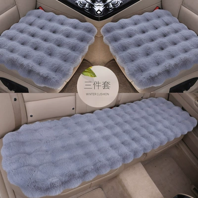 Wool pad | Car Seat Cushion - bubble-velvet-single-pad-bubble-velvet-grey